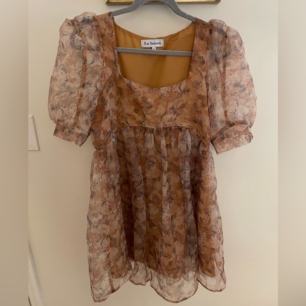 EN SAISON BABYDOLL MINI DRESS